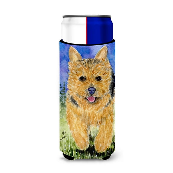 Caroline's Treasures SS8993MUK Norwich Terrier Ultra Hugger for slim cans, Slim Can, multicolor