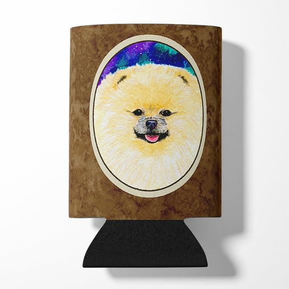 Caroline's Treasures SS8997CC Pomeranian Can or Bottle Hugger, Can Hugger, multicolor