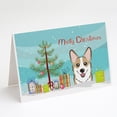 thumbnail image 1 of Christmas Tree and Sable Corgi Greeting Cards and Envelopes Pack of 8, 1 of 2