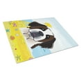 thumbnail image 1 of Caroline's Treasures Saint Bernard Summer Beach Glass Cutting Board Large, 1 of 2
