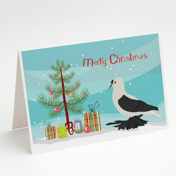 Saxon Fairy Swallow Pigeon Christmas Greeting Cards and Envelopes Pack of 8