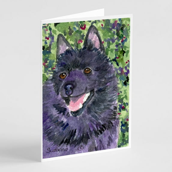 Schipperke Greeting Cards and Envelopes Pack of 8