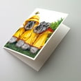 thumbnail image 1 of Caroline's Treasures Schnauzer Rain Gear Greeting Cards with Envelopes, 5" x 7" (8 Count), 1 of 2