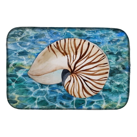 Sea Shell and Water Dish Drying Mat