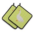 thumbnail image 1 of Caroline's Treasures Sebastopol Goose Green Pair of Pot Holders, 1 of 3
