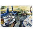 thumbnail image 1 of Caroline's Treasures Seven Boats Sailboats Kitchen/Bath Mat, 1 of 2