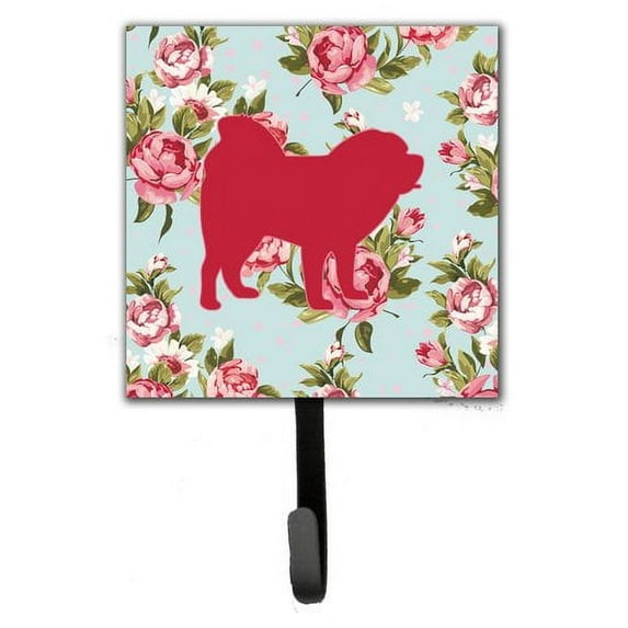 Caroline's Treasures Shabby Elegance Roses Leash Holder and Wall Hook