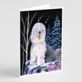 thumbnail image 1 of Starry Night Old English Sheepdog Greeting Cards and Envelopes Pack of 8, 1 of 2