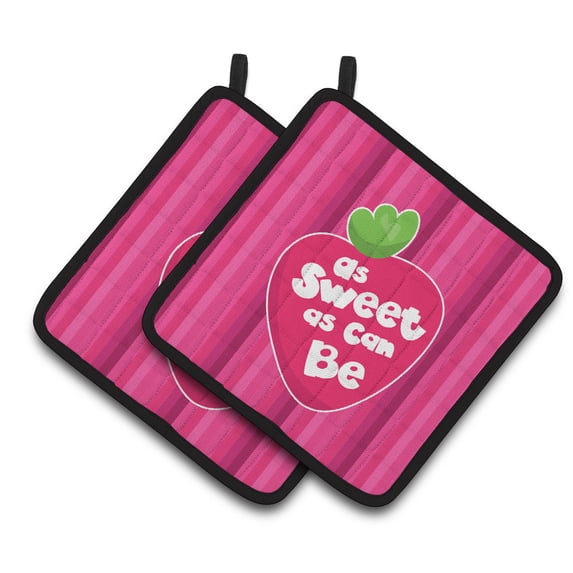 Stawberry As Sweet as Can Be Pair of Pot Holders