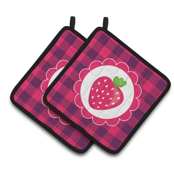 Caroline's Treasures Stawberry Pair of Pot Holders