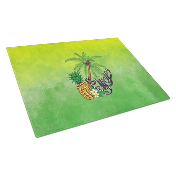 Caroline's Treasures Summer Enjoy Glass Cutting Board Large