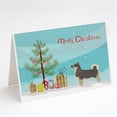 thumbnail image 1 of Swedish Vallhund Christmas Tree Greeting Cards and Envelopes Pack of 8, 1 of 2