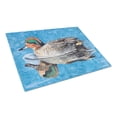 thumbnail image 1 of Caroline's Treasures Teal Duck Glass Cutting Board Large, 1 of 2