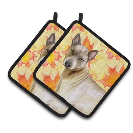 Caroline's Treasures Thai Ridgeback Fall Pair of Pot Holders