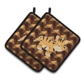thumbnail image 1 of Tiger Pair of Pot Holders, 1 of 2