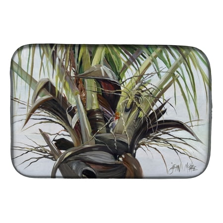 Caroline's Treasures Top Palm Tree Dish Drying Mat