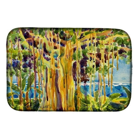 Caroline's Treasures Tree - Banyan Tree Dish Drying Mat