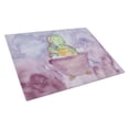 thumbnail image 1 of Caroline's Treasures Turtle Bathing Watercolor Glass Cutting Board Large, 1 of 2