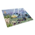 thumbnail image 1 of Caroline's Treasures Undersea Fantasy 10 Glass Cutting Board Large, 1 of 2