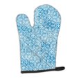 thumbnail image 1 of Caroline's Treasures Watercolor Geometric Cirlce on Blue Oven Mitt, 1 of 7