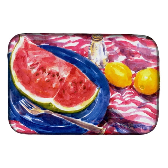 Caroline's Treasures Watermelon Dish Drying Mat