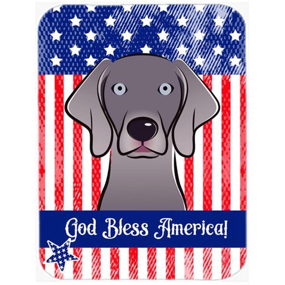 Caroline's Treasures Weimaraner Glass Cutting Board Large