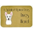 thumbnail image 1 of Caroline's Treasures Westie Spoiled Dog Lives Here Kitchen/Bath Mat, 1 of 2