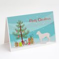 thumbnail image 1 of White Bullboxer Christmas Tree Greeting Cards and Envelopes Pack of 8, 1 of 2