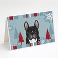 thumbnail image 1 of Caroline's Treasures Winter French Bulldog Greeting Cards with Envelopes, 5" x 7" (8 Count), 1 of 2