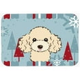 thumbnail image 1 of Caroline's Treasures Winter Holiday Buff Poodle Glass Cutting Board Large, 1 of 2