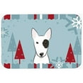 thumbnail image 1 of Caroline's Treasures Winter Holiday Bull Terrier Glass Cutting Board Large, 1 of 2