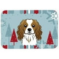 thumbnail image 1 of Caroline's Treasures Winter Holiday Cavalier Spaniel Glass Cutting Board Large, 1 of 2
