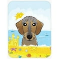 thumbnail image 1 of Caroline's Treasures Wirehaired Dachshund Summer Beach Glass Cutting Board Large, 1 of 2