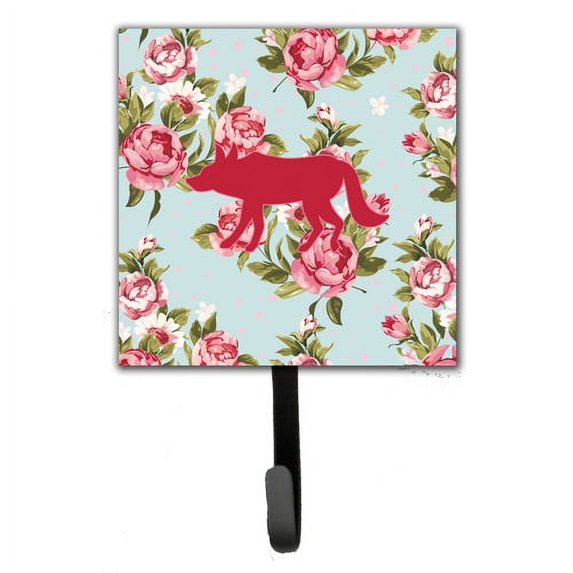 Caroline's Treasures Wolf Shabby Elegance Roses Wall Hook