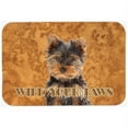 thumbnail image 1 of Caroline's Treasures Yorkie Puppy / Yorkshire Terrier Wipe Your Paws Kitchen/Bath Mat, 1 of 2