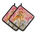 thumbnail image 1 of Caroline's Treasures Yorkshire Terrier Love Pair of Pot Holders, 1 of 2
