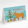 thumbnail image 1 of Zebu Indicine Cow Christmas Greeting Cards and Envelopes Pack of 8, 1 of 2