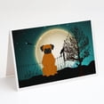 thumbnail image 1 of Halloween Scary Fawn Boxer Greeting Cards and Envelopes Pack of 8, 1 of 2