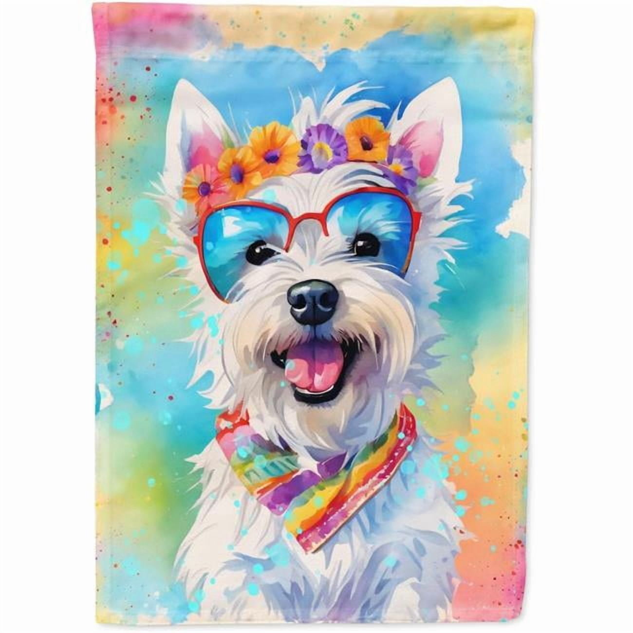 Carolines Treasures DAC2559PILLOWCASE 0.15 x 20.5 x 30 in. Scottish Terrier Hippie Dawg Standard Pillowcase