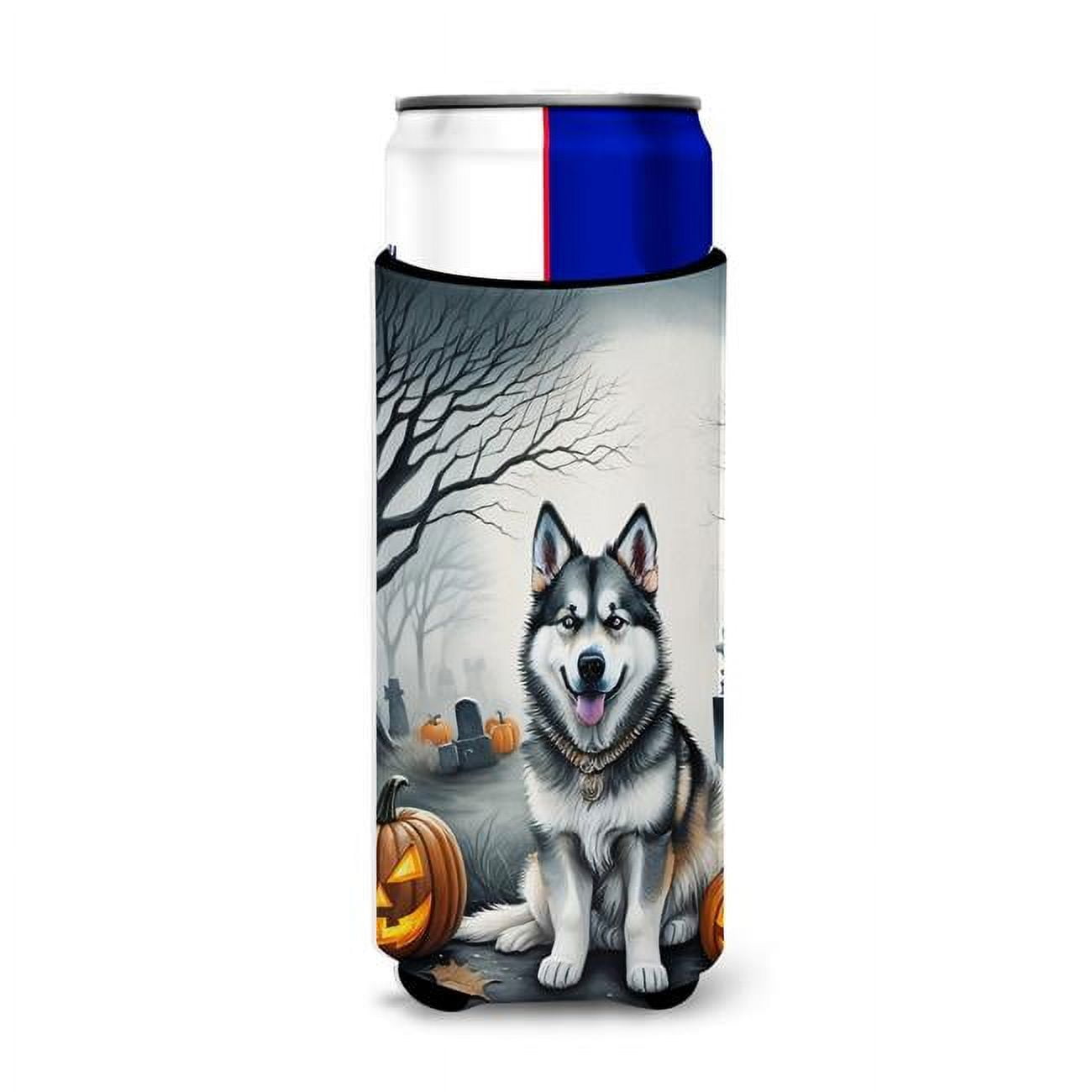 Carolines treasures 0 25 x 6 5 x 4 in alaskan malamute spooky