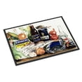 thumbnail image 1 of Carolines Treasures 1002MAT Barqs Crabs and spices Door Mat Indoor Rug or Outdoor Welcome Mat 18X27 Doormat 18H X 27W, 1 of 2