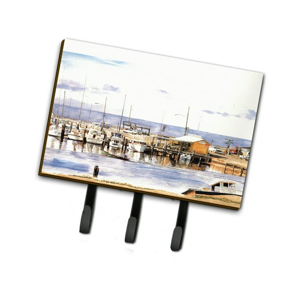 Carolines Treasures 1006TH68 Pass Bait Shop Leash or Key Holder Triple multicolor