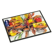 Carolines Treasures 1016MAT Verons and Crabs Door Mat Indoor Rug or Outdoor Welcome Mat 18X27 Doormat 18H X 27W