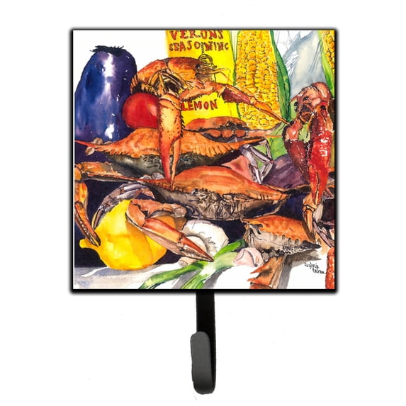 Carolines Treasures 1016SH4 Verons and Crabs Leash or Key Holder 7Hx4.25W multicolor
