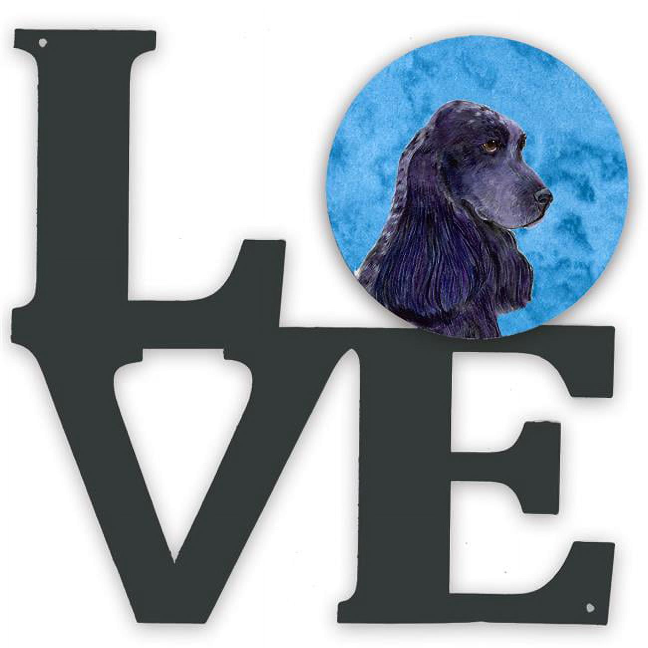 Bandiera Da Giardino Caroline's Treasures: Cocker Spaniel Love, Bifacciale, 28x38 Cm, Multicolore