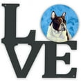 thumbnail image 1 of Carolines Treasures  11.5 x 11.75 in. Blue French Bulldog Metal Artwork Love Wall Decor, 1 of 1