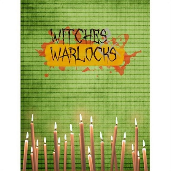 Carolines Treasures 11 x 15 in. Witches And Warlocks Halloween Flag Garden Size