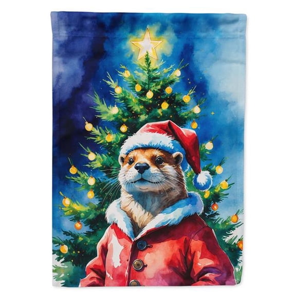 Carolines Treasures DAC8535GF 15.5 x 11.25 in. Otter Christmas Garden Flag