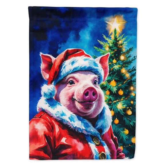 Carolines Treasures DAC8538GF 15.5 x 11.25 in. Pig Christmas Garden Flag