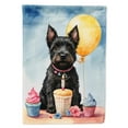 thumbnail image 1 of Carolines Treasures DAC8046GF 15.5 x 11.25 in. Scottish Terrier Happy Birthday Garden Flag, 1 of 1